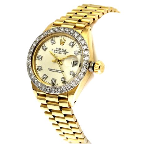 rolex donna con quadrante giallo|Orologio Rolex Lady.